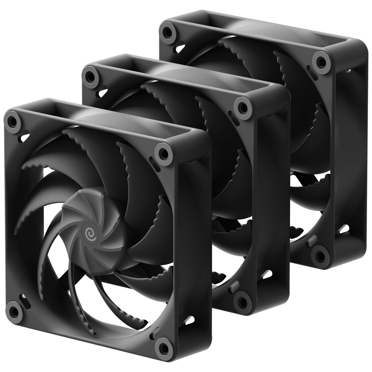 Ventoinha HAVN H12 Preto 120mm (Pack 3)