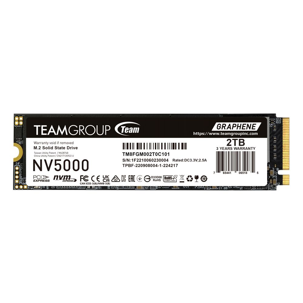 SSD Team Group NV5000 2TB Gen4 M.2 NVMe (5000/3000MB/s)