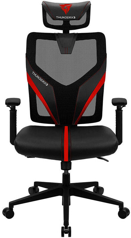 Cadeira Gaming Ergonómica TX3 (ThunderX3) YAMA 1 - Preto / Vermelho