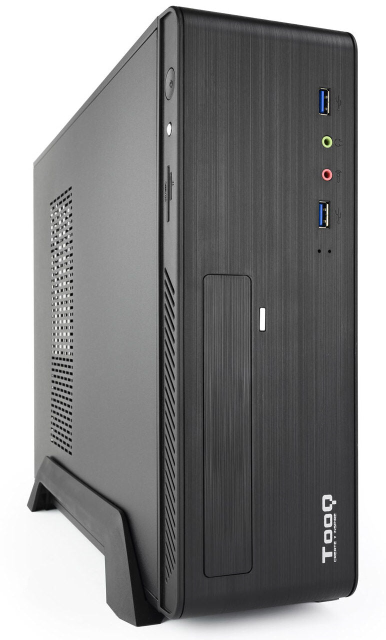 Caixa Mini-ITX Tooq C/Fonte Alimentação 500W + Leitor de Cartões + 2x USB 3.0 Preta
