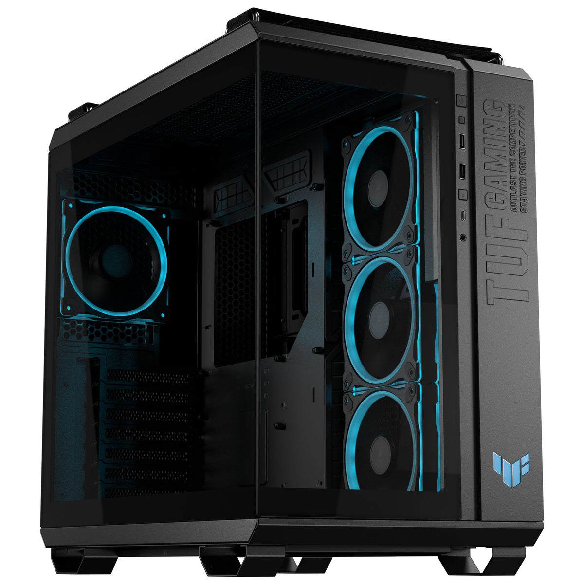 Caixa ATX ASUS TUF Gaming GT502 Horizon TG ARGB Preta