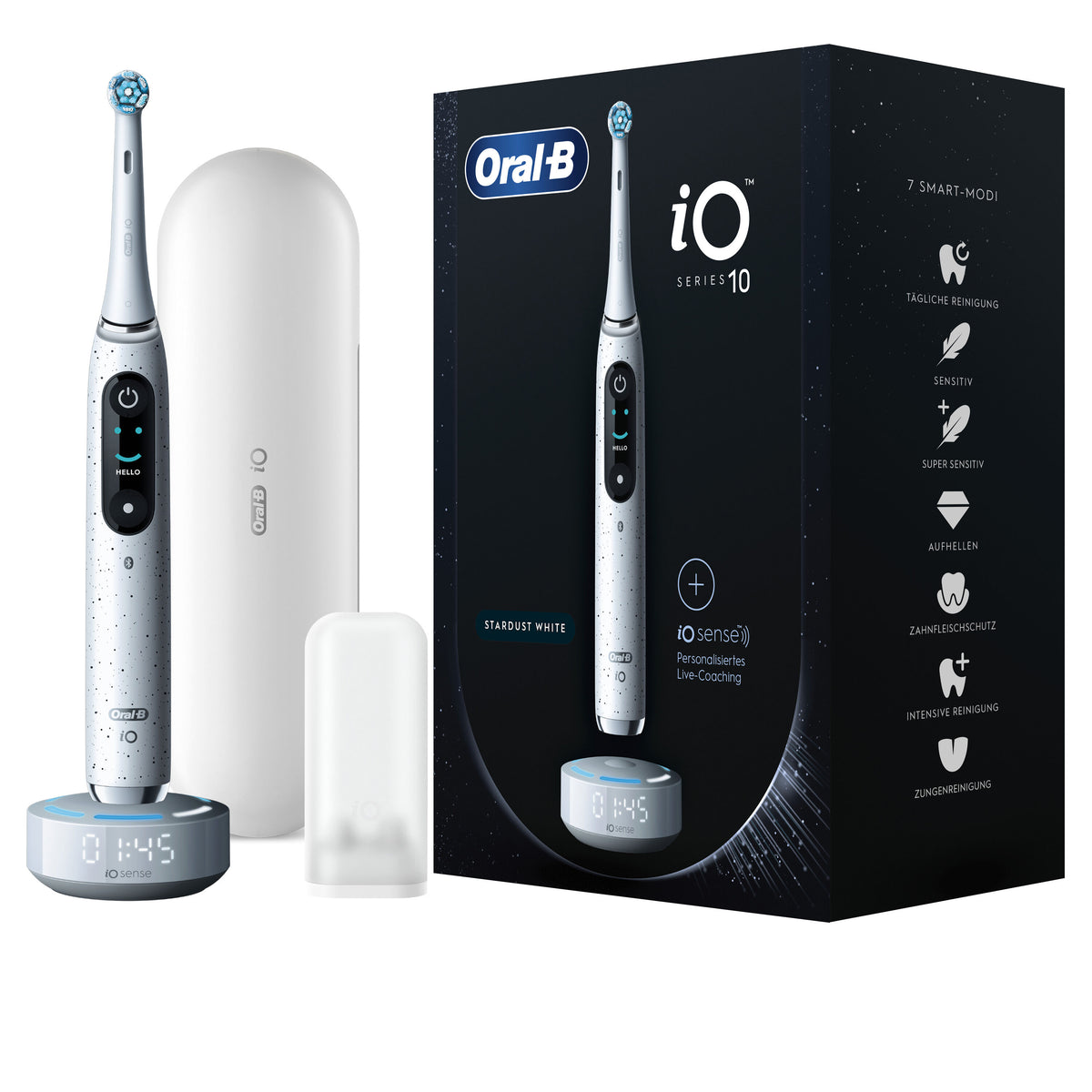 Escova de Dentes Elétrica Oral-B iO Series 10 Stardust White