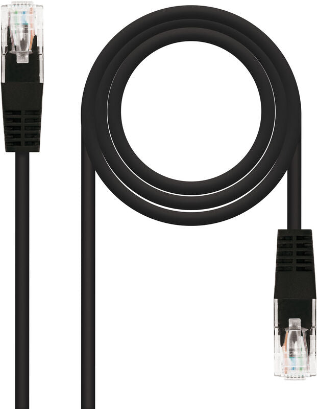 Cabo de Rede Nanocable RJ45 UTP CAT.5E AWG24 3 M Preto