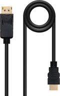 Cabo Conversor Nanocable DisplayPort/M > HDMI/M 5 M Preto