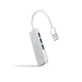Hub Nanocable USB 3.0 4xUSB3.0. USB-A/M-USB 3.0/H ALUM. 18CM