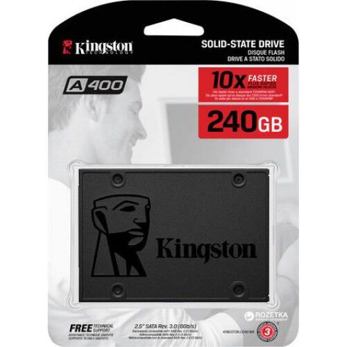 SSD Kingston A400 240GB SATA III (500/350MB/s)