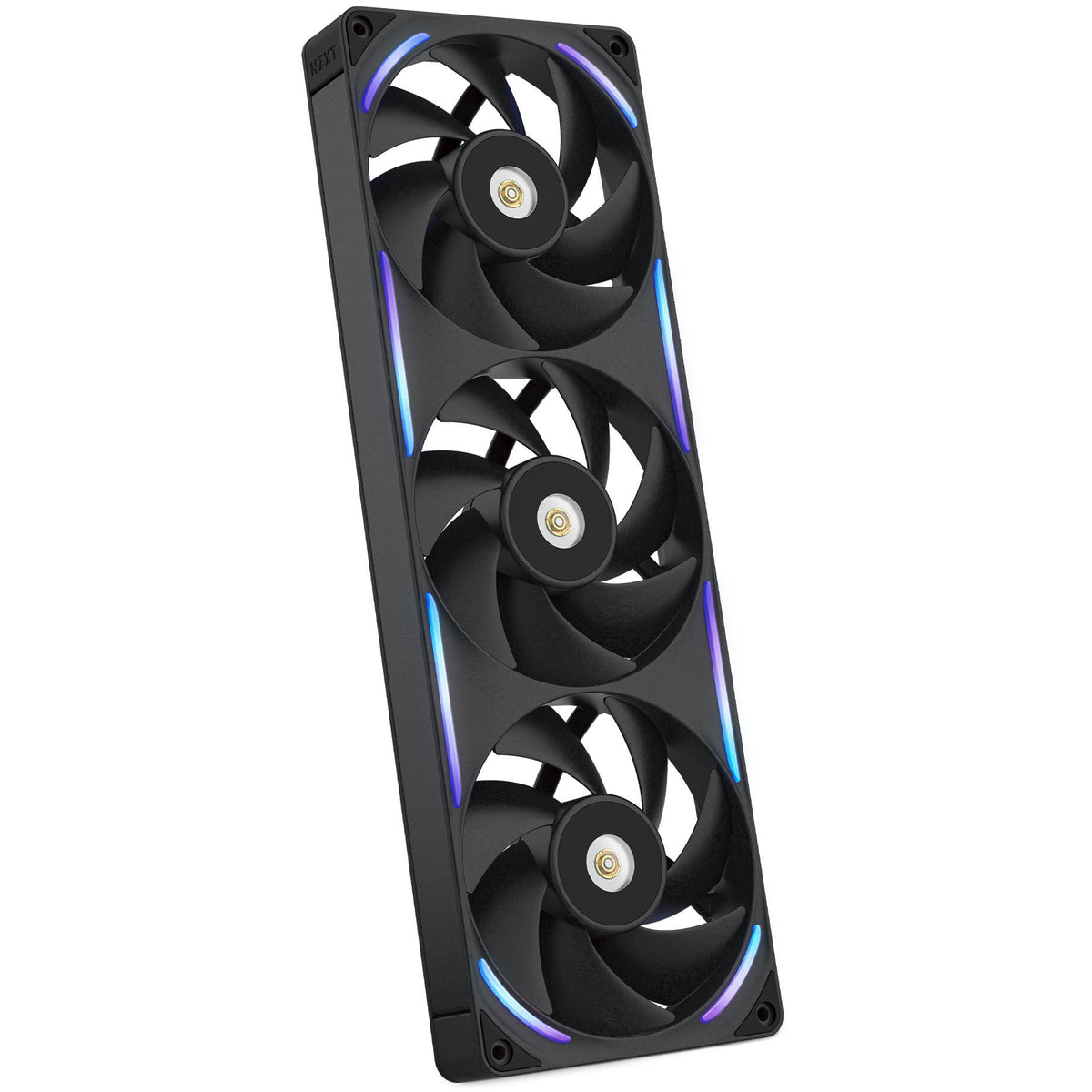 Ventoinha NZXT F360x Perfomance RGB 120mm - Single-Frame Pretas - Tripla Ventoínha 120mm (360mm)