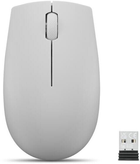 Rato Lenovo 300 Compact Wireless Arctic Grey