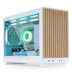 Caixa Micro-ATX Lian Li x Dan Cases A3 Preta Madeira Vidro Temperado