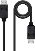 Cabo DisplayPort 1.2 CCS Nanocable DP M/M 2 M Preto