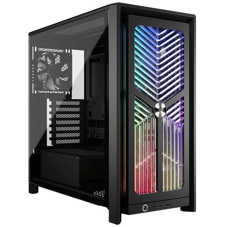 Caixa E-ATX Corsair 4000X RS ARGB Preta Vidro Temperado