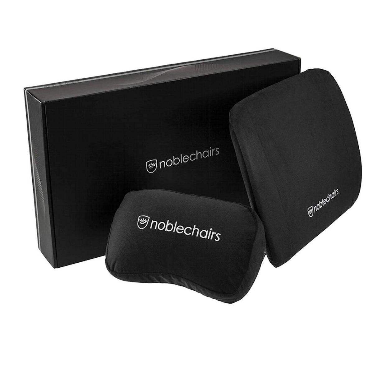 Set Almofadas noblechairs Memory Foam Pretas