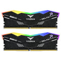 Team Group Kit 64GB (2 x 32GB) DDR5 6000MHz Delta RGB Preto CL30