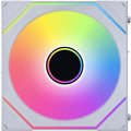 Ventoinha Lian Li UNI FAN SL120 Infinity Wireless RGB Reverse Blade PWM Branco 120mm