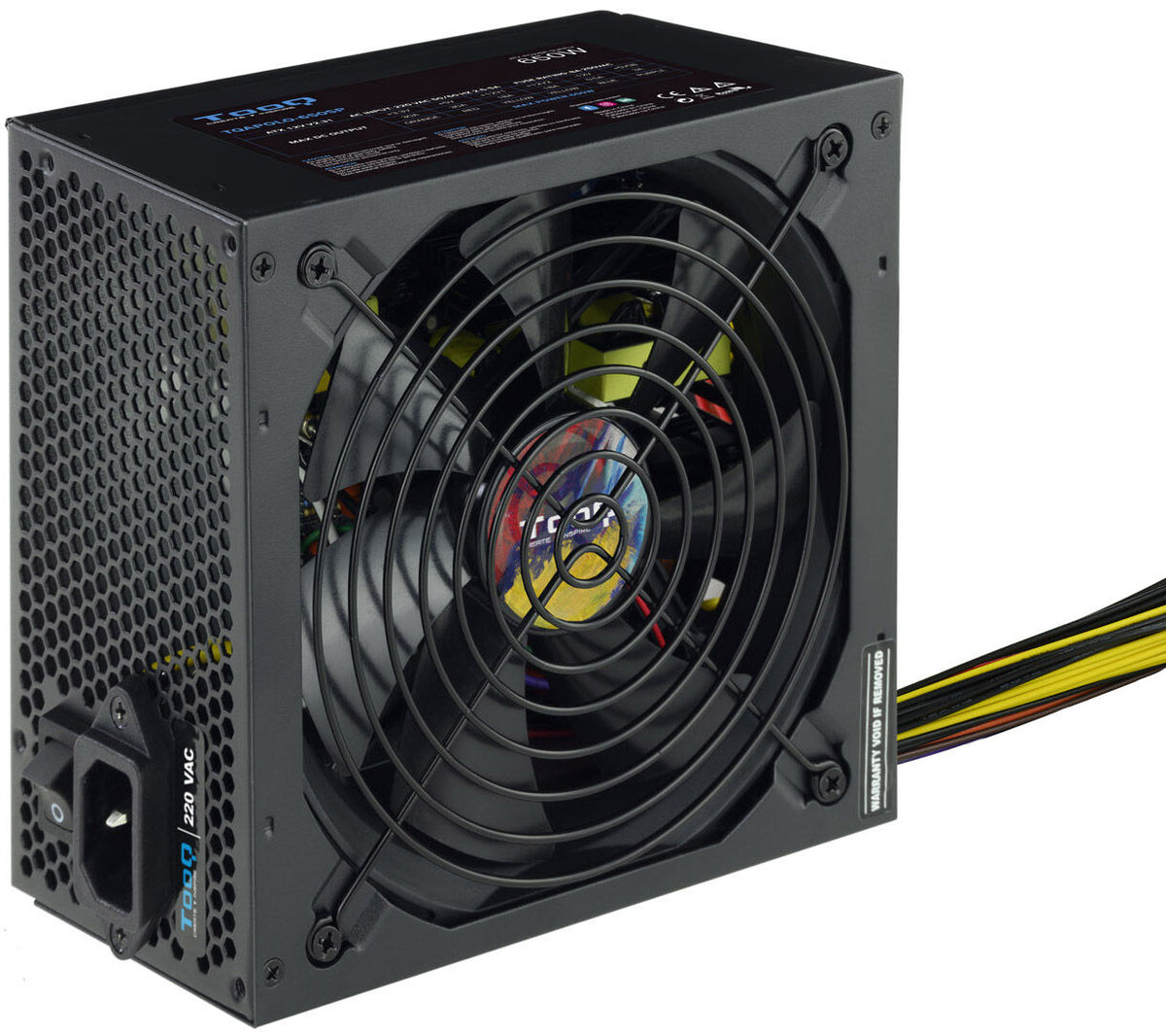 Fonte de Alimentação Tooq 650W PFC Activo