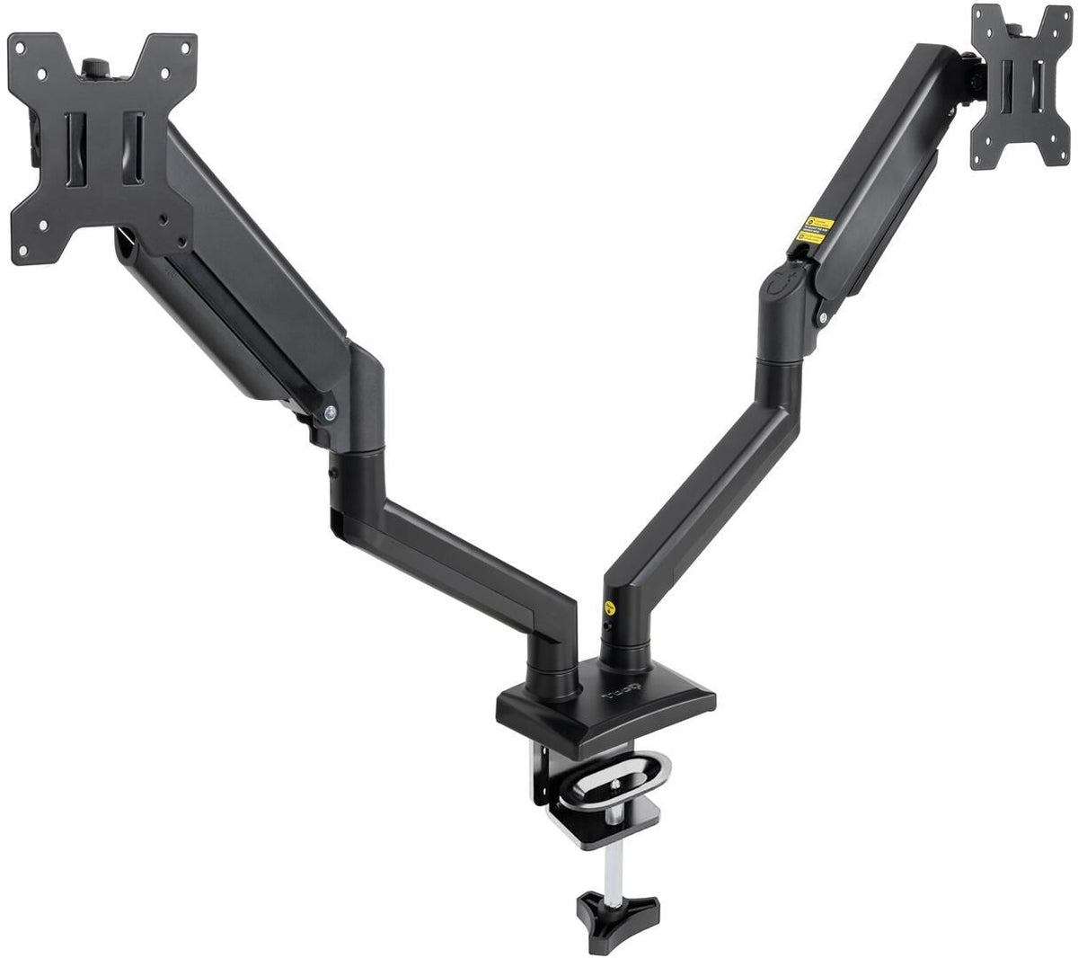 Suporte de Mesa Tooq Duplo Tilt e Giratório 13" a 34" Max. 10kg/Monitor Preto
