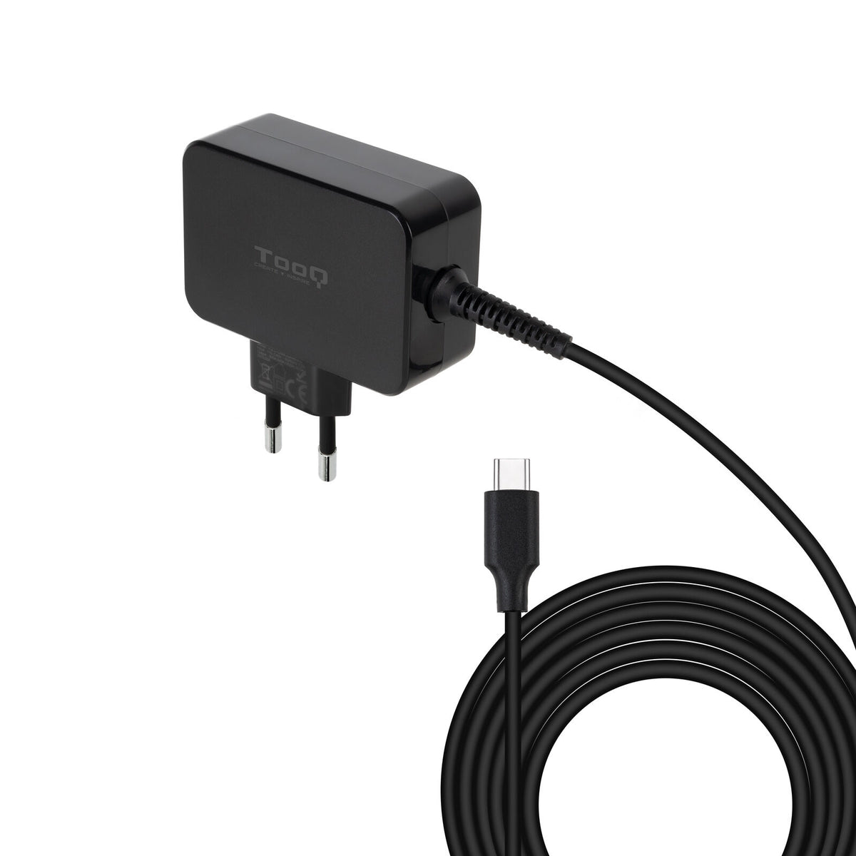 Carregador de Portátil GaN Tooq USB-C PD 65W