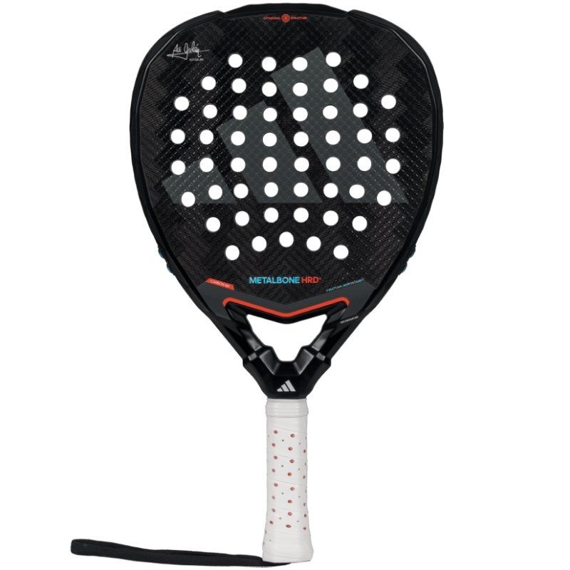 Pala de Pádel Adidas Metalbone HRD+ 2025 (Ale Galan) Preta e Branca