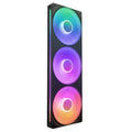 Ventoinha NZXT F360 RGB Core Single-Frame Pretas - Tripla Ventoinha 120mm ( 360mm )