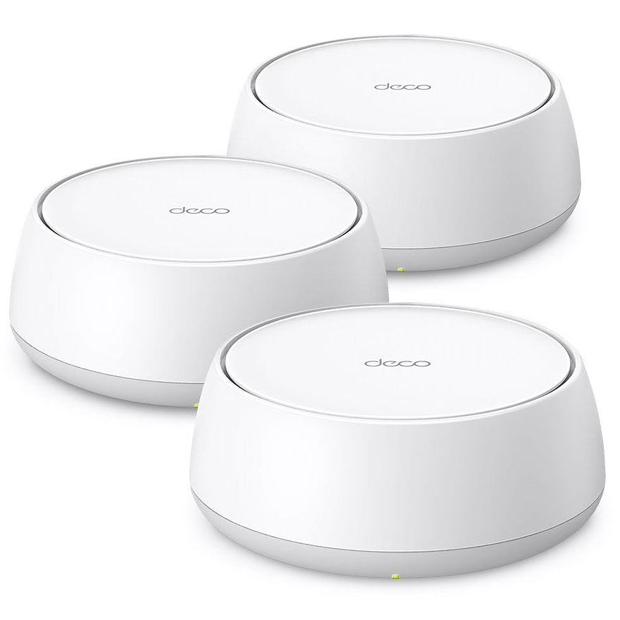 Sistema Mesh TP-Link Deco Deco BE22 Dual-Band WiFi 7 Whole Home Mesh Branco (Pack 3)