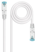 Cabo de Rede Nanocable RJ45 LSZH CAT.7 600MHZ SFTP AWG26 25 CM Branco