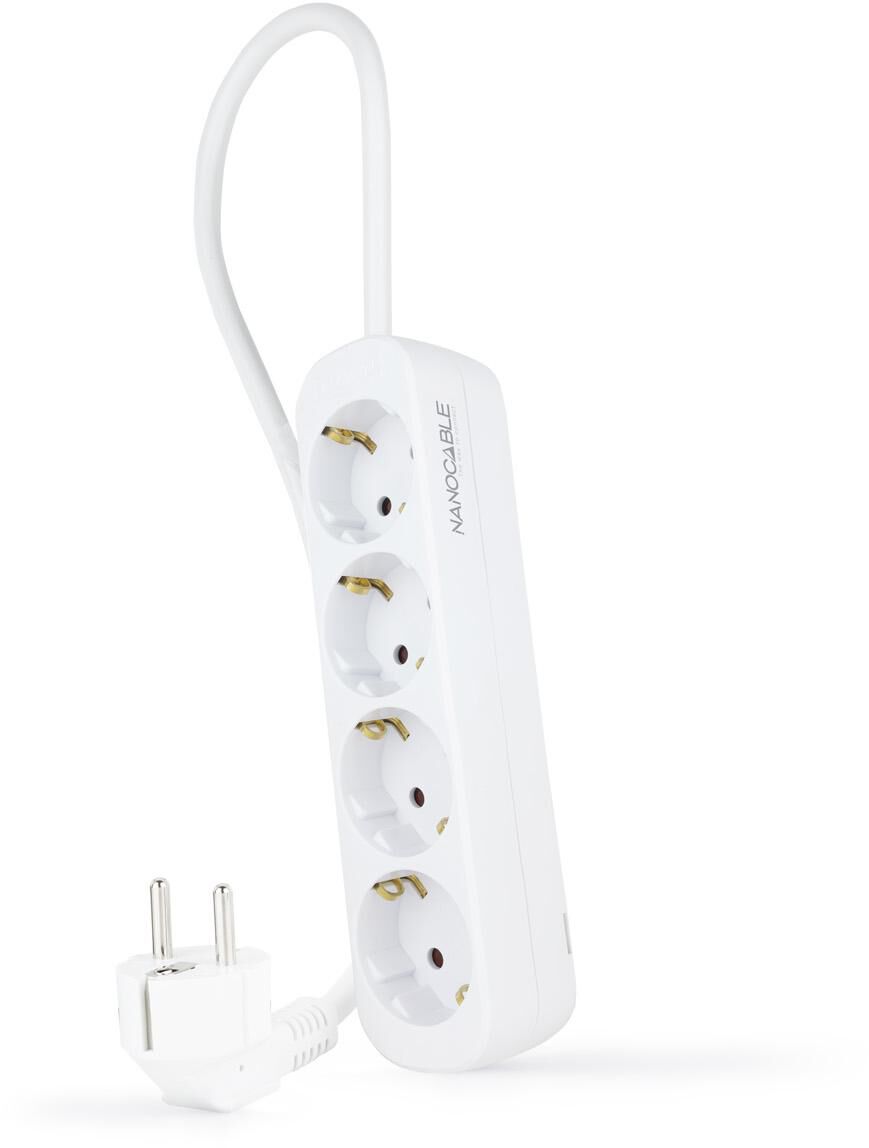 Régua Nanocable 4 Tomadas 1.4 M Branco