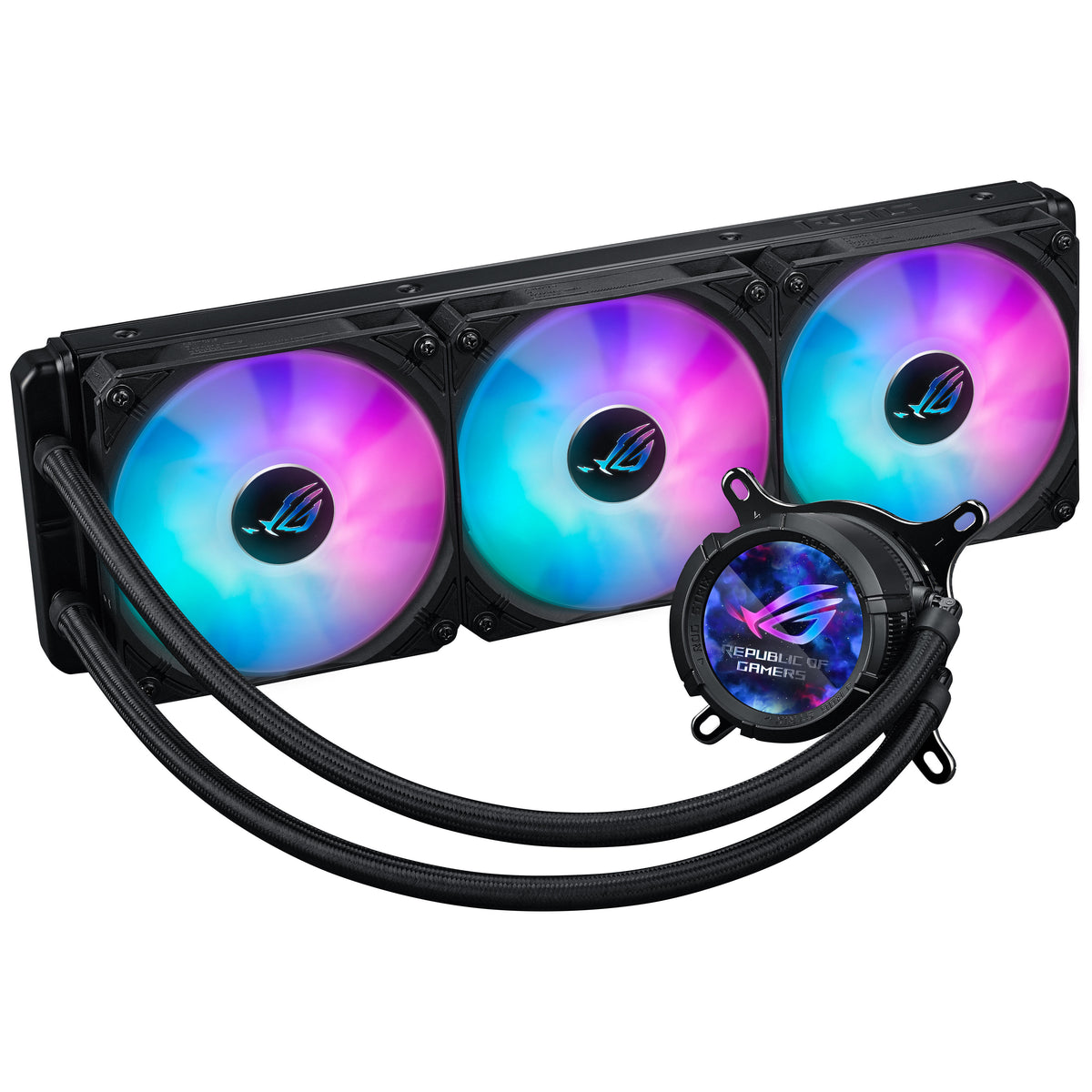Water Cooler CPU ASUS ROG STRIX LC III LCD 360mm ARGB Preto