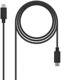 Cabo USB 2.0 3A Nanocable USB-C M/M 2 M Preto