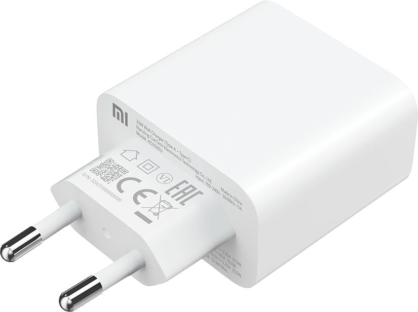Carregador Xiaomi Mi 33W Wall Charger Dual USB-A/USB-C