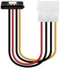 Cabo de Alimentação SATA Angular Nanocable Molex 4Pin/M SATA/F 16CM