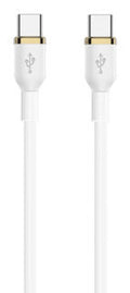 Cabo USB-C Ewent EC1094 Silicone PD240W 480Mbps 2m Branco