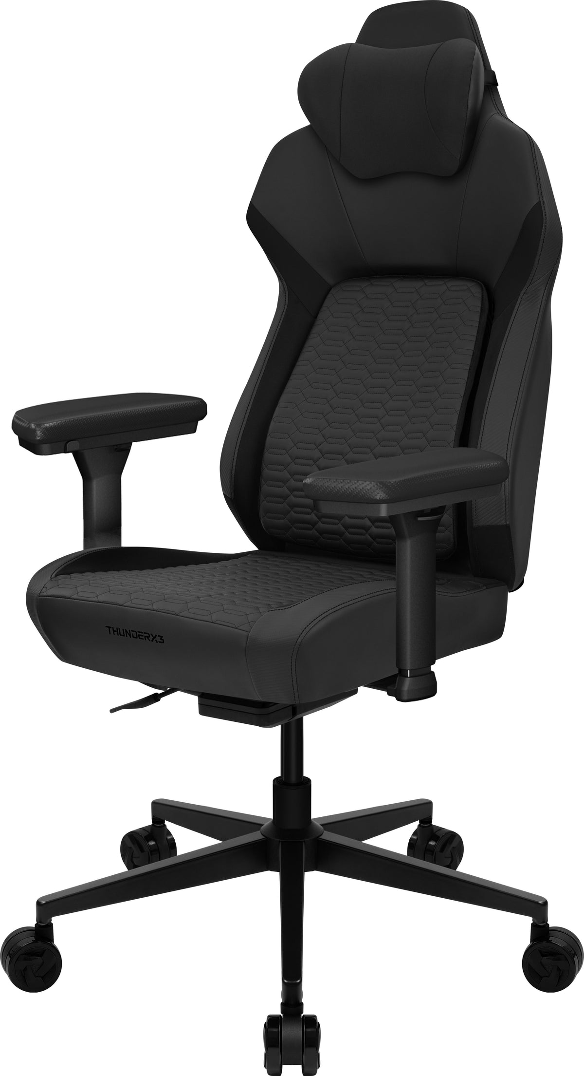 Cadeira Gaming TX3 (ThunderX3) Core Smart, Apoio lombar 180° - Racer Black