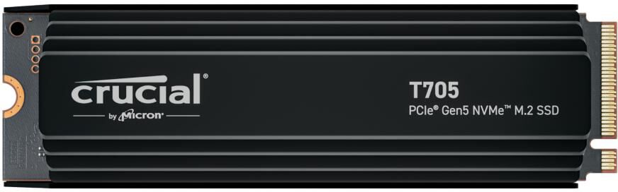 SSD Crucial T705 HS 1TB Gen5 M.2 NVMe 2280 (13600/10200MB/s)