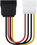 Cabo de Alimentação SATA Nanocable 5.25" (Molex 4 Pinos) M SATA F 16CM OEM