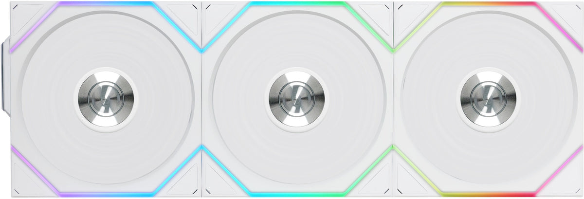Ventoinha Lian Li UNI FAN TL120 Wireless RGB PWM Branco 120mm (Pack 3)