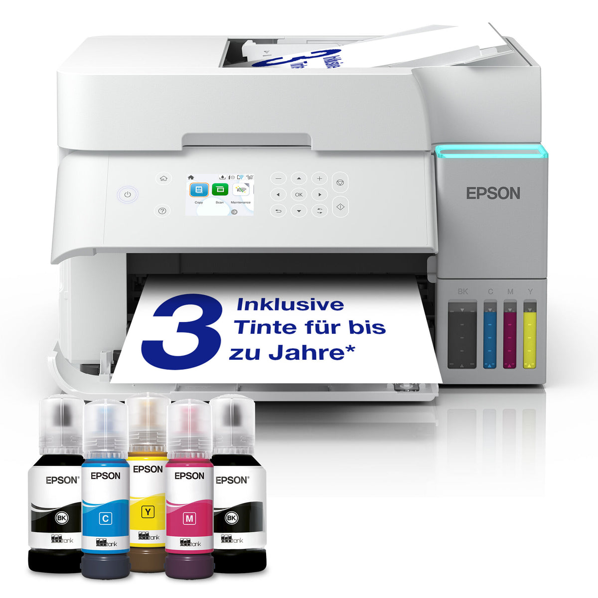 Impressora Multifuncões a Jacto de Tinta Epson EcoTank ET-3956 WiFi