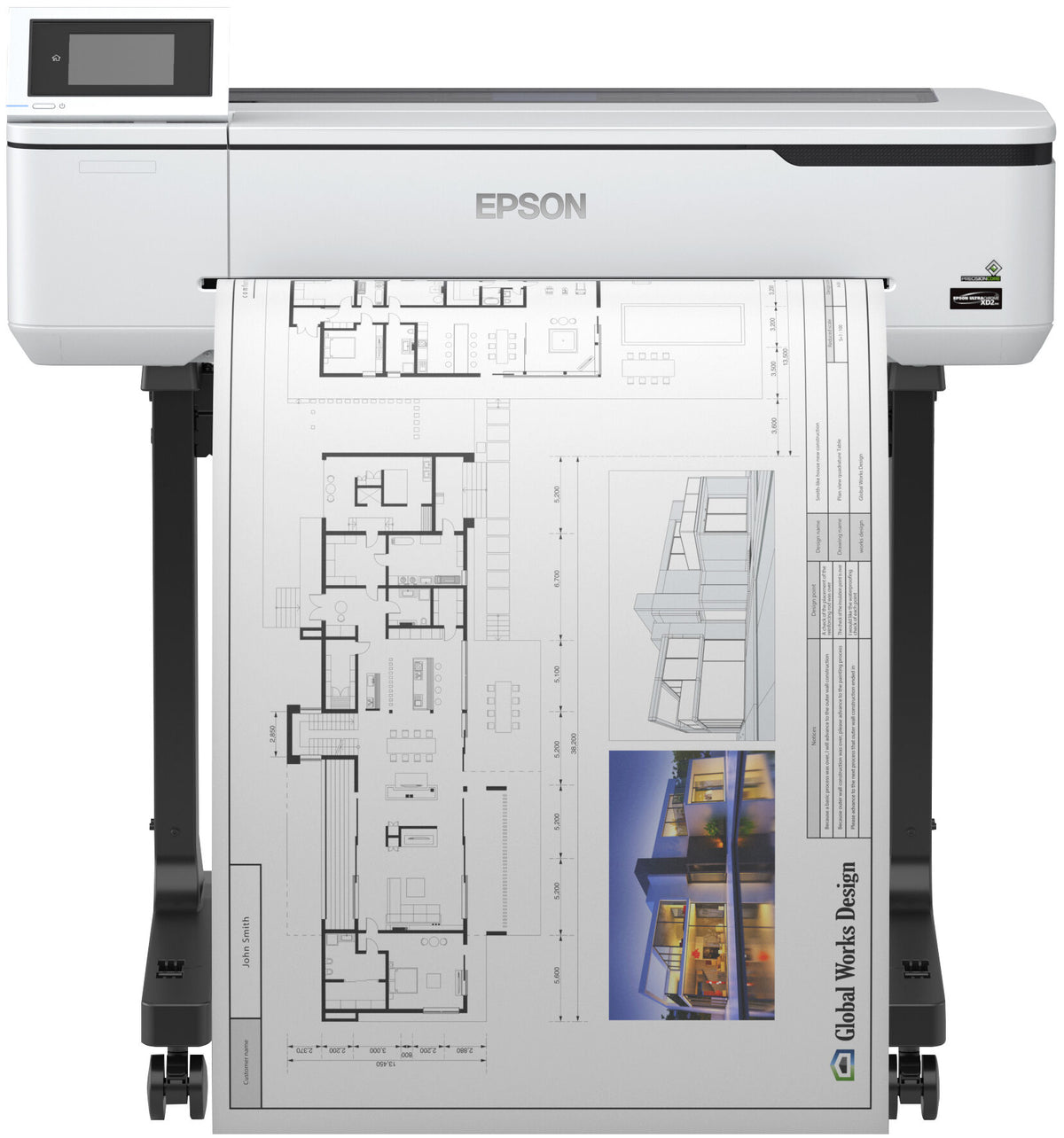 Impressora Epson SureColor SC-T3100 de Grande Formato A1 Cores Wi-Fi