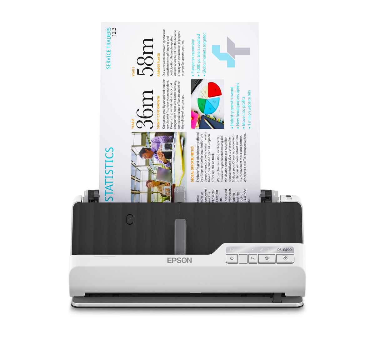 Scanner de Documentos Epson WorkForce DS-C490