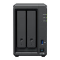 NAS Synology Disk Station D725+ - 2 Baías - CPU 2-Core AMD Ryzen R1600 - 4GB RAM