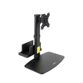 Suporte de Mesa Tooq Tilt e Giratório 17" a 27" com Suporte para Mini PC Preto