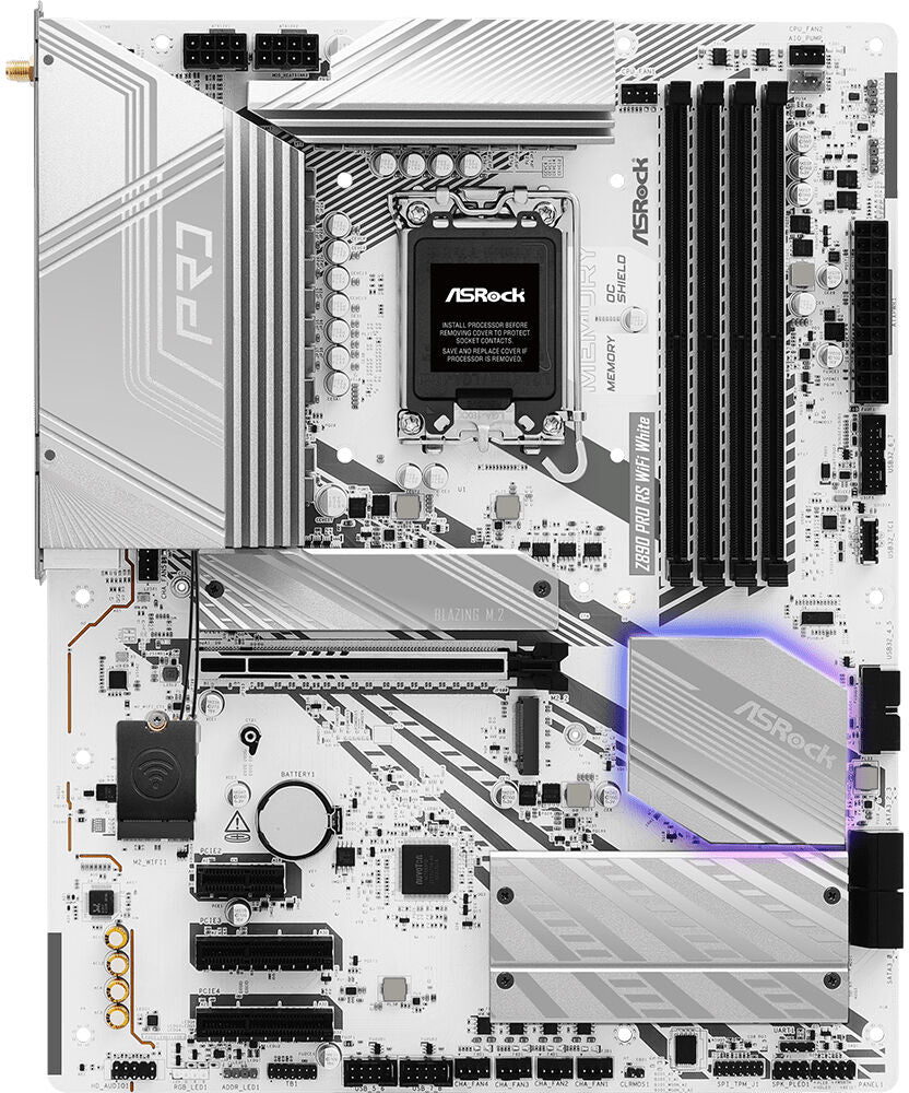 Motherboard ASRock Z890 Pro RS WiFi White