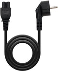 Cabo de Alimentação Trevo Nanocable CEE7 Angular/M-C5/F 3 M Preto