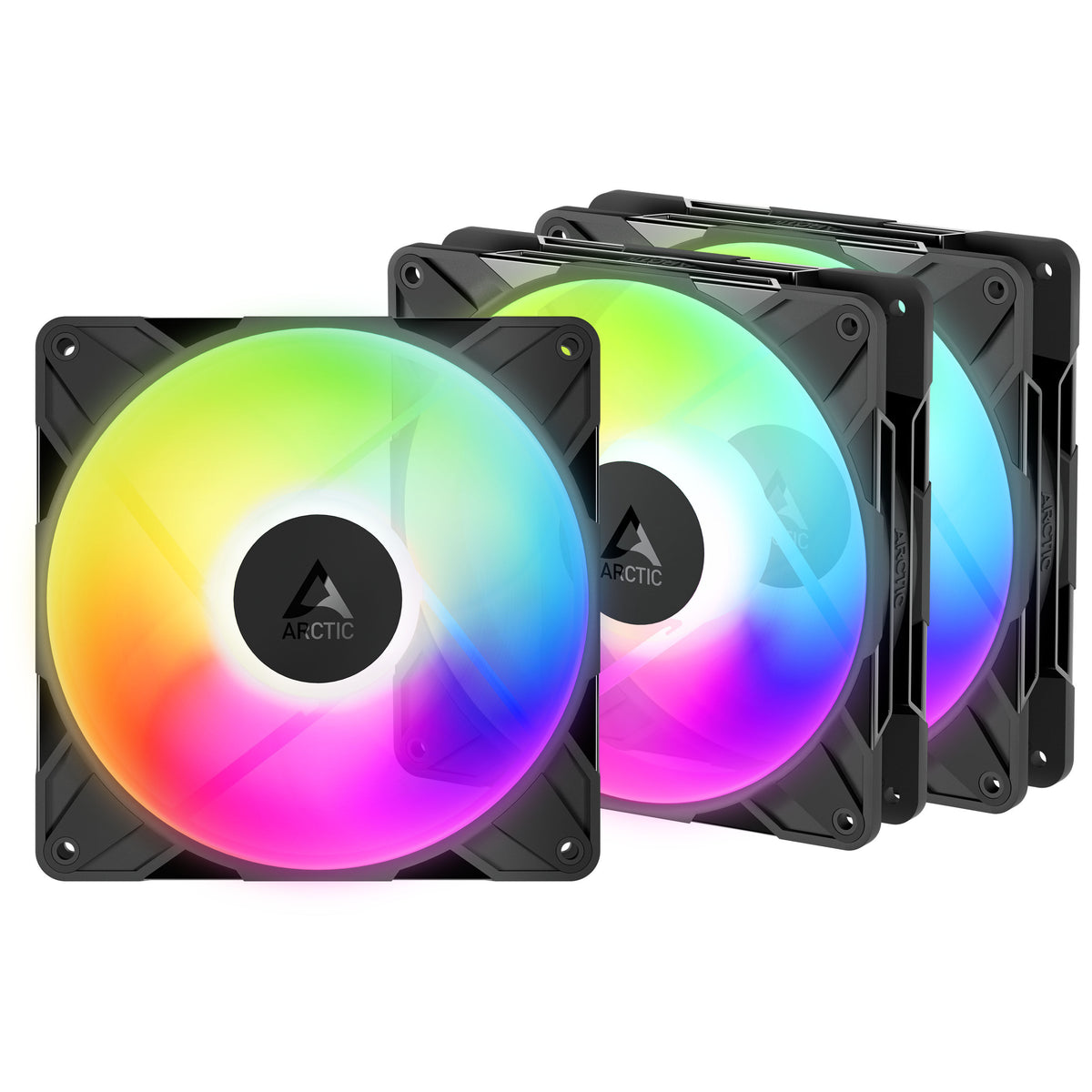 Ventoinha Arctic P14 PRO Reverse PWM A-RGB 140mm (Pack 3) - Preto