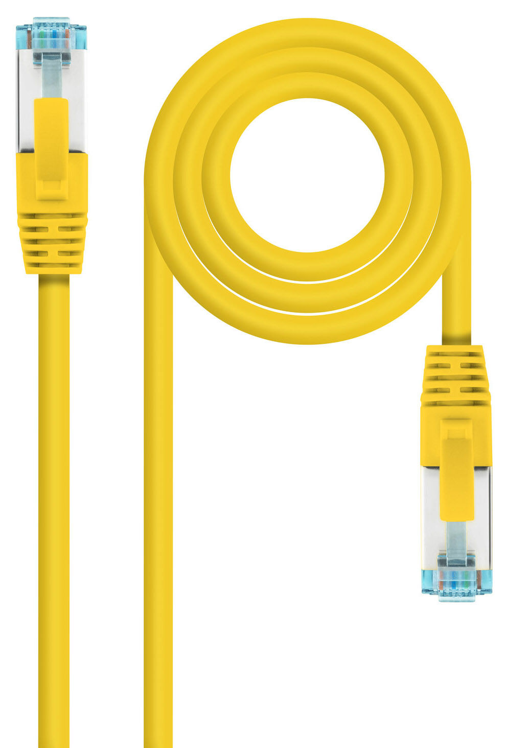 Cabo de Rede Nanocable RJ45 LSZH CAT.7 600MHZ SFTP AWG26 50 CM Amarelo