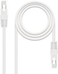Cabo de Rede Nanocable RJ45 CAT.6 UTP AWG24 0.5 M Branco