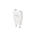 Carregador Nanocable 2xUSB-C/PD 25W, Branco