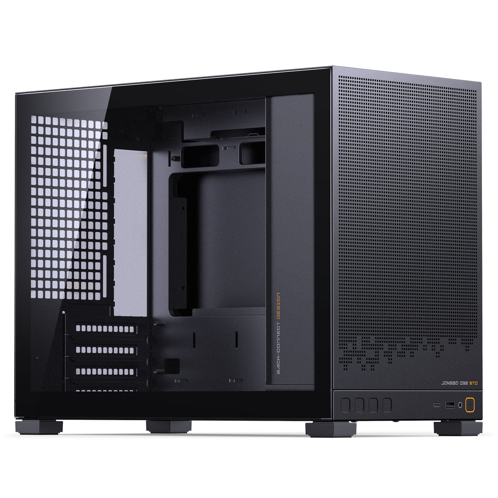 Caixa Micro-ATX Jonsbo D32 STD Vidro Temperado Preto