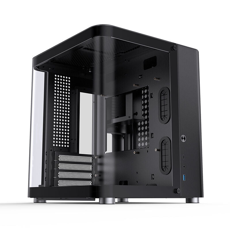 Caixa Micro-ATX Jonsbo TK-1 2.0 Vidro Temperado Preto