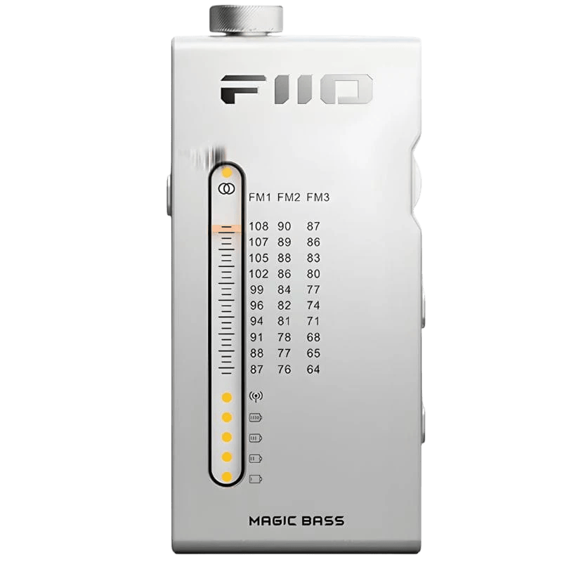 Rádio Portátil com bateria FiiO RR11 Hi-Res Prateado