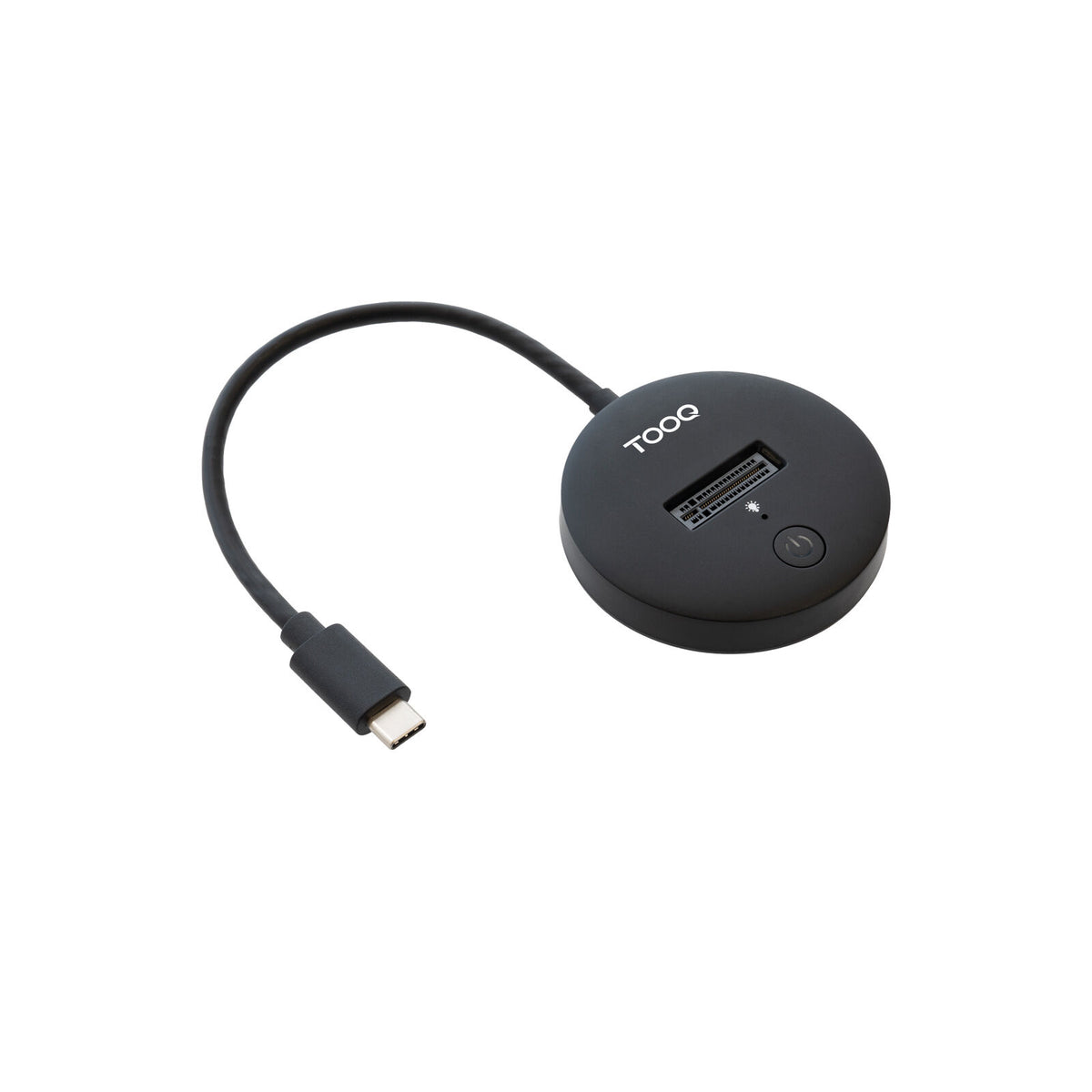 Dock Tooq para 1x SSD M.2 NVMe PICe USB-C 3.2 GEN 2 Preto
